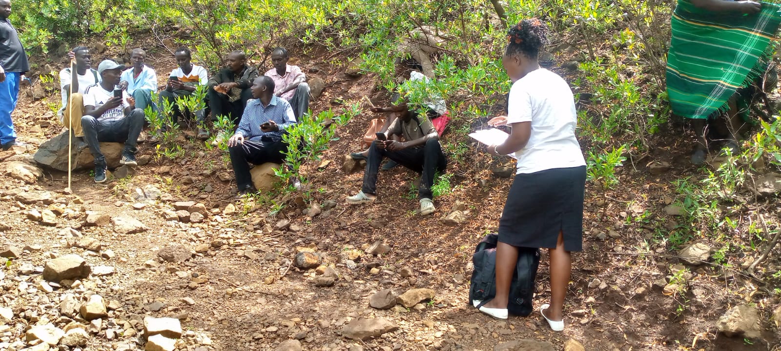 Field data collection in Marigat Sub-County, Kenya